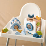 Interactive Wooden Toy - Rocket Set for Space Adventures