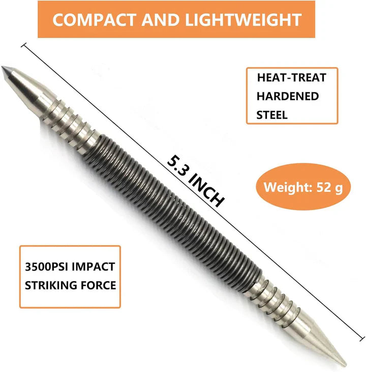 Precision pin - Marks without a hammer