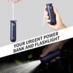 Kompakter Handventilator mit Powerbank-Funktion und LED