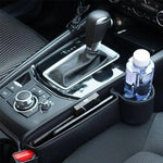 Praktischer Auto-Organizer für den Sitzspalt mit Becherhalter