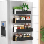 Magnetic Spice Rack Set with 4 Pieces - Robust Design