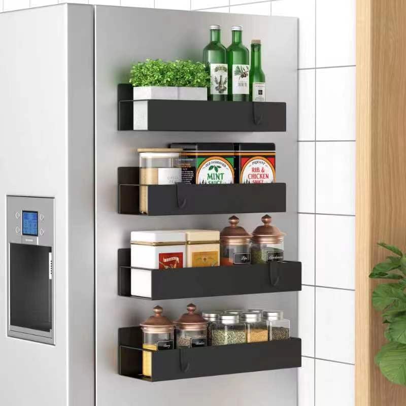 Magnetic Spice Rack Set with 4 Pieces - Robust Design