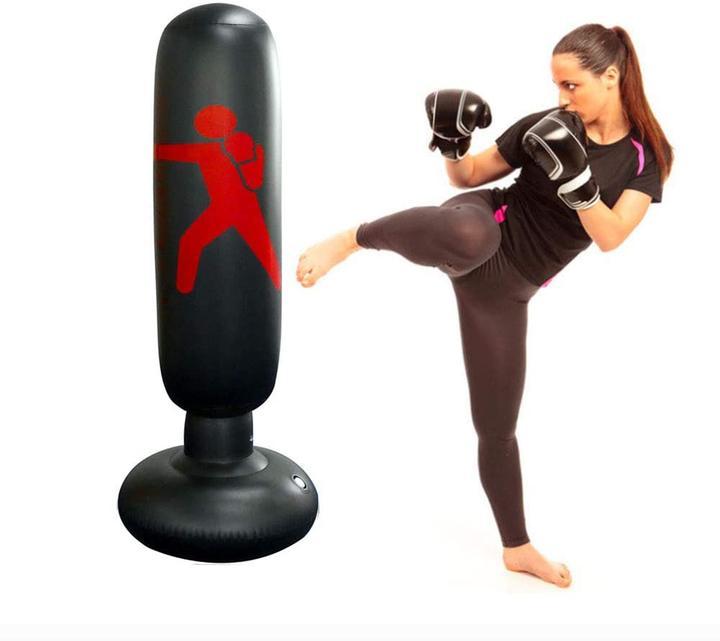 Inflatable Punching Bag for Fitness and Stress Relief