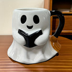 Ghostly Charms | Halloween Mug with Cheerful Ghost