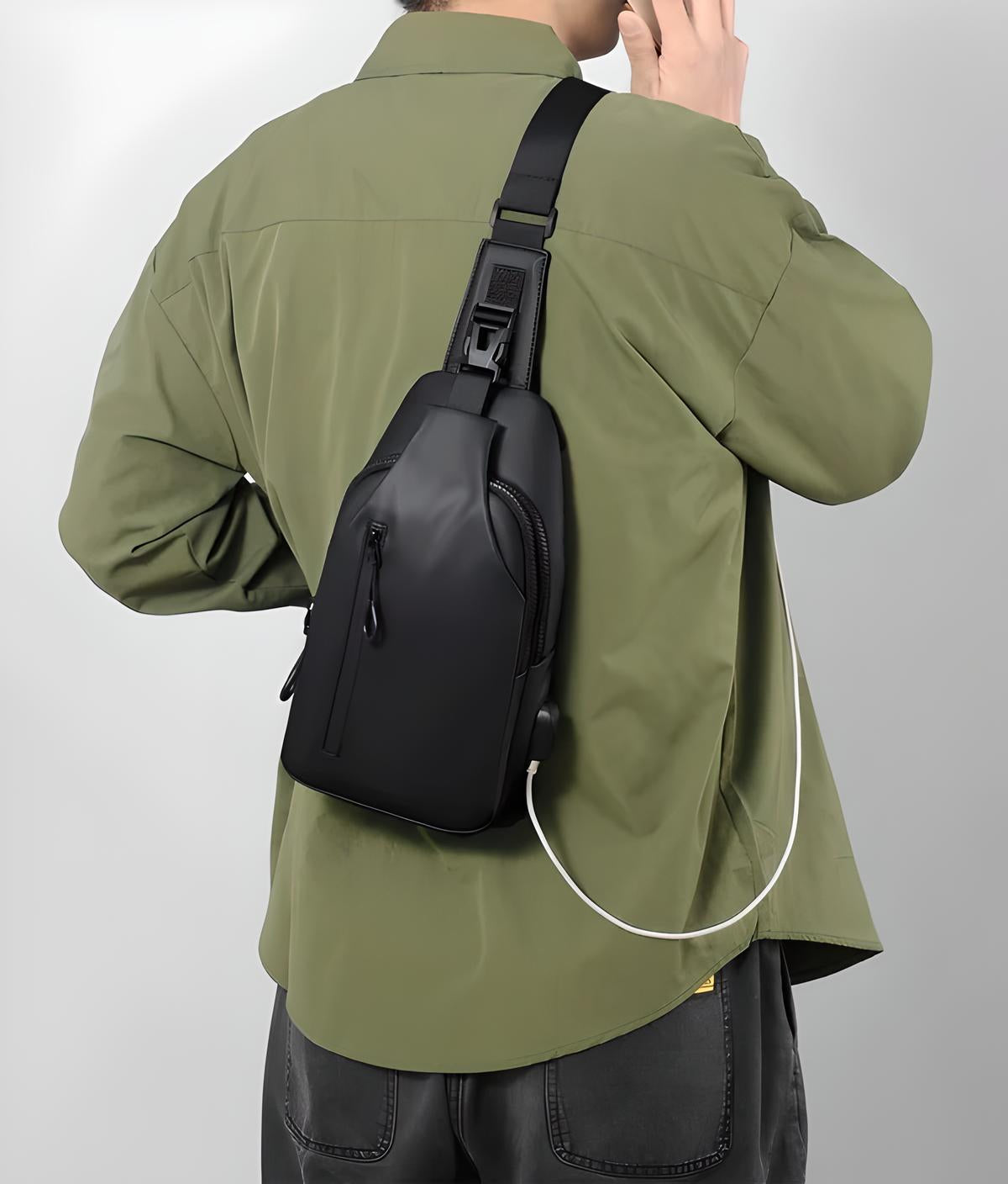 Sicherheitsfreundliche Schultertasche | Wasserfest und Diebstahlsicher