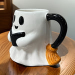 Ghostly Charms | Halloween Mug with Cheerful Ghost