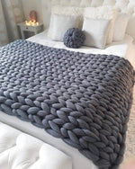 Cozy knitted blanket for ultimate comfort