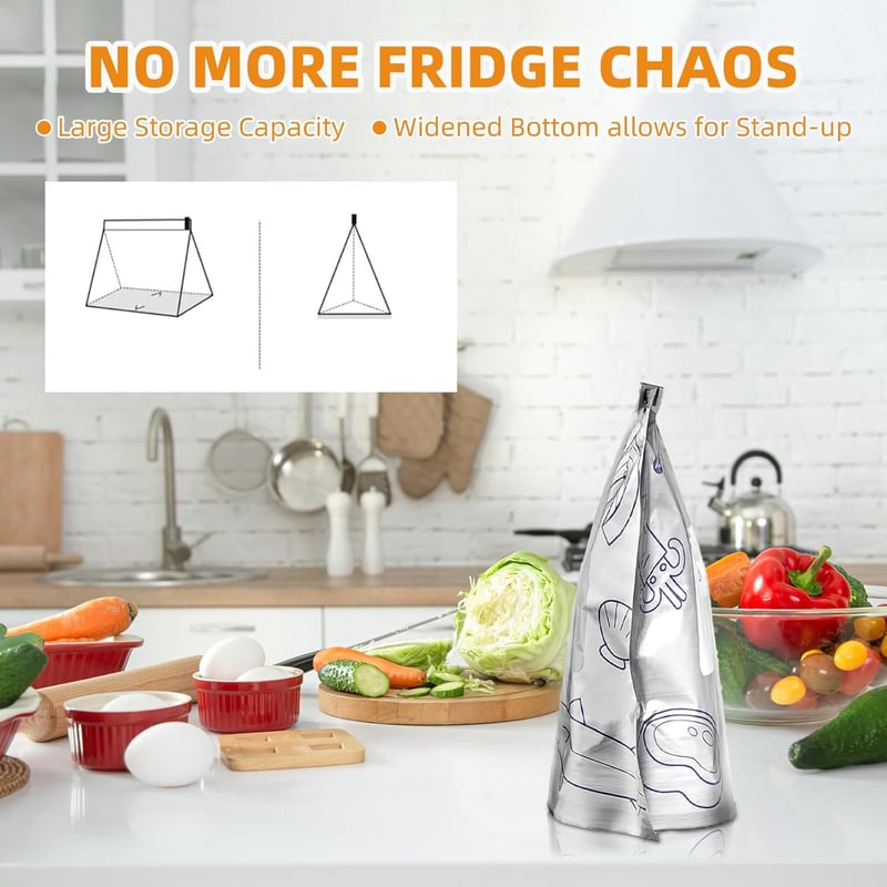 Reusable Aluminum Pouches – Up to 200 Uses