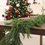 Festliche Weihnachtsgirlande 180 cm | Künstliche Tannendekoration für Ihr Zuhause