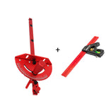 Precision Miter Gauge with Adjustable Angle Stop