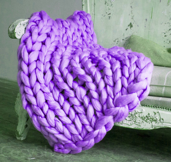 Cozy knitted blanket for ultimate comfort