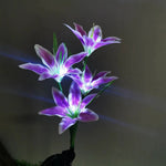 Fascinierende Solar-LED-Gartenlichter in Blumenform – Farbwechselnde Dekoration für Außenbereiche