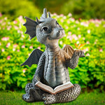 Zauberhafter Lesedrache für Garten & Zuhause