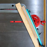 Precision Miter Gauge with Adjustable Angle Stop