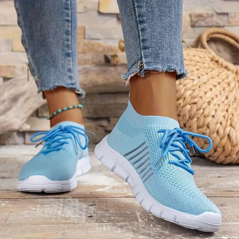 Lightweight, breathable running shoes for active women