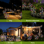 Solar-Schmetterlingslampe mit Farbwechsel-LEDs für den Garten