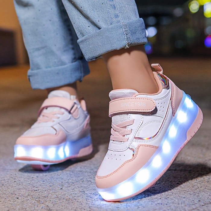Lichtzauber Rollschuhe – Stylische Sneakers für Kinder