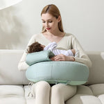 Ergonomic Nursing Pillow with Back Support for Comfortable Feeding