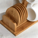 Ceramic Coffee Cup Set with Saucer and Stand – Decorative for Home and Cafe