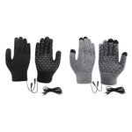 Wärmeschutz Handschuhe | Wiederaufladbar per USB | Touchscreen-freundlich & Rutschfest | Thermo-Winterhandschuhe für Outdoor-Aktivitäten