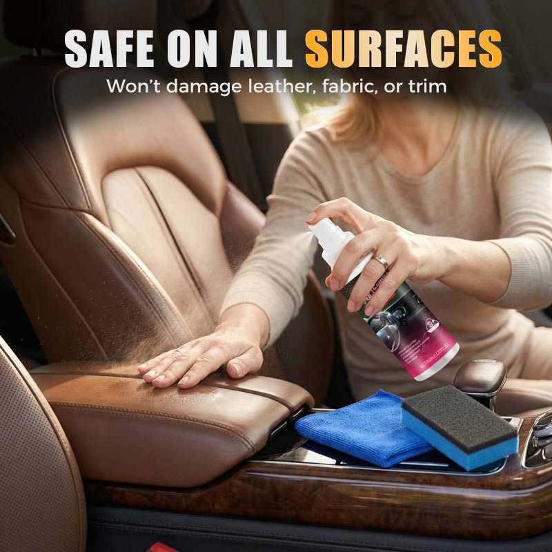 Leather care and interior cleaner – shine, freshness, and protection combined