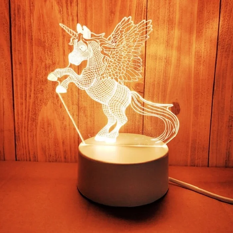3D Nachtlicht mit USB-Anschluss
