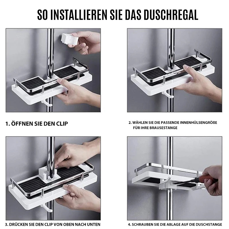 Practical shower caddy for your bathroom | AquaStorage