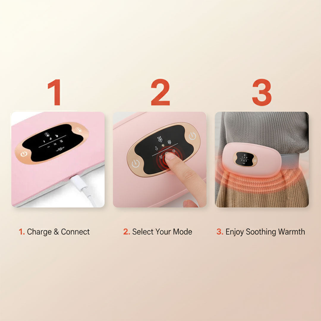 Heat Belt - Flexibly adjustable temperature for ultimate comfort