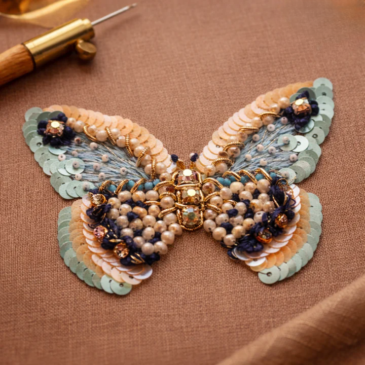 Practical Set for Tambour Embroidery Needles with Interchangeable Needles