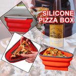 Collapsible airtight pizza container