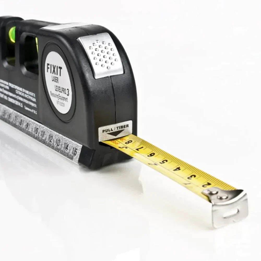 4-in-1 Laser Level with Measuring Tape Tool