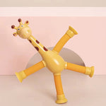FlexiGiraffe | Das bunte Spielzeug mit Saugnapf für kreative Kinder