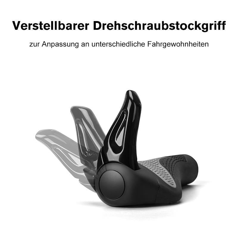 Ergonomische Fahrradgriffe aus Aluminium und Silikon