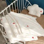 Muslin Baby Bath Towel with Cute Design for Newborns and Toddlers