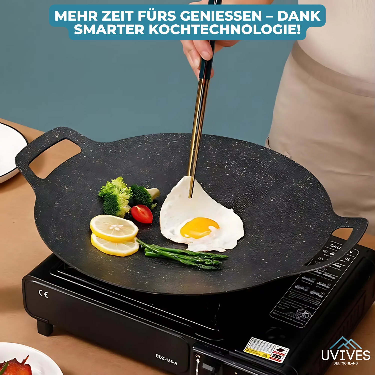 Edelstein Antihaft-Grillpfanne – Perfekt für jede Küche