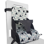 Portable High Chair for Babies - Travel Booster Seat with Harness and Bag