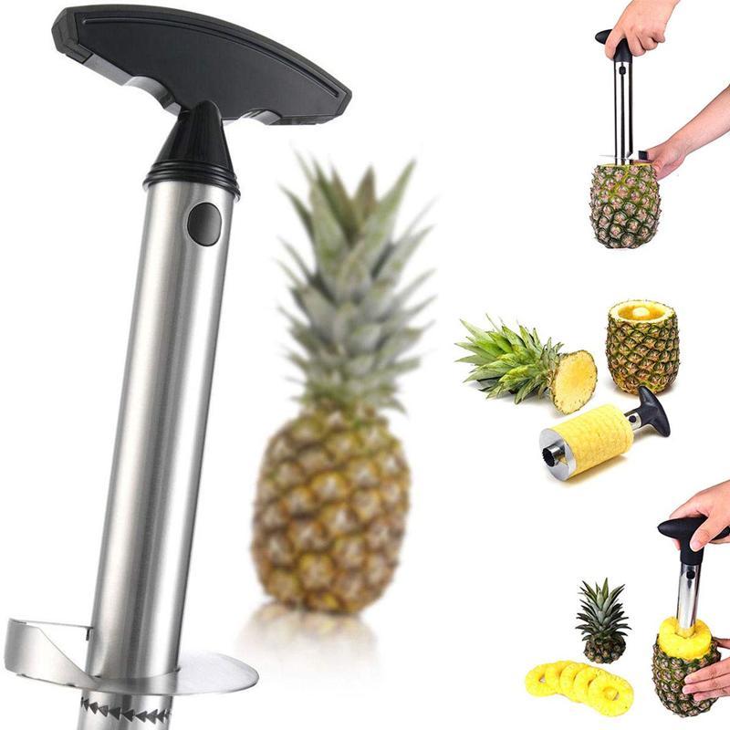 Efficient Pineapple Corer and Slicer