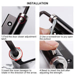 Smart door closing system for effortless closing