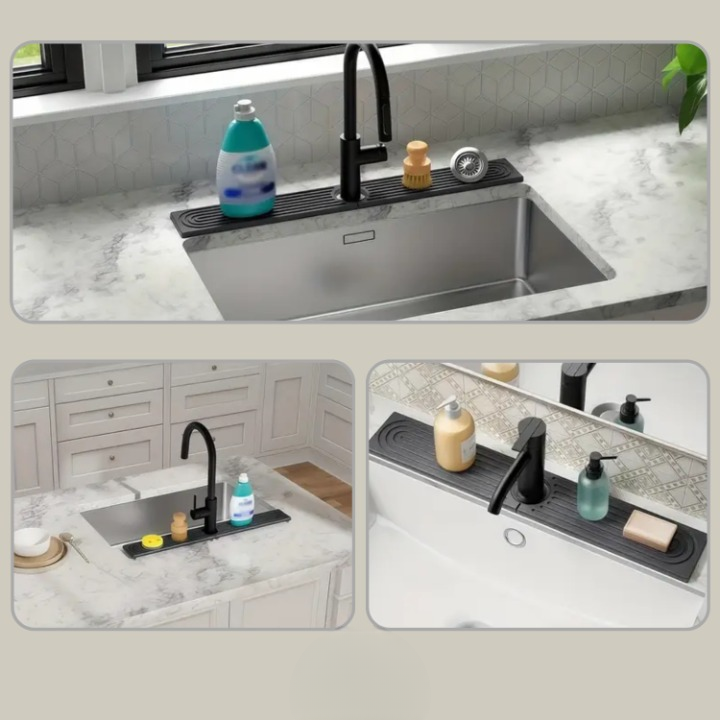 Practical absorption mat for the sink