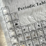 Elegante Tischdekoration aus Acryl mit Echtem Periodensystem