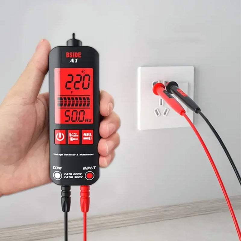 Fully automatic digital multimeter with anti-burn function