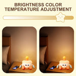 Cake-shaped night light