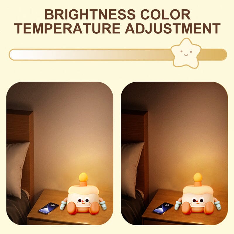 Cake-shaped night light