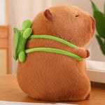 Cozy Capybara with Helpful Turtle Backpack