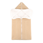 Sleeping Bag for Babies with Hood – Cuddly Knitted Sleeping Bag