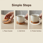 Designer Wooden Coasters with Resin Accents