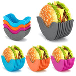 Clean burger holder for easy handling