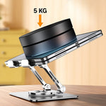 Adjustable Tablet Stand – Ergonomic Comfort – Foldable, Non-Slip Design – Perfect for Work, Study, Travel, and Video Calls