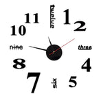 Moderne wanduhr ohne die – DIY Uhr für individuelles Design
