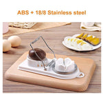 Egg slicers and wedges